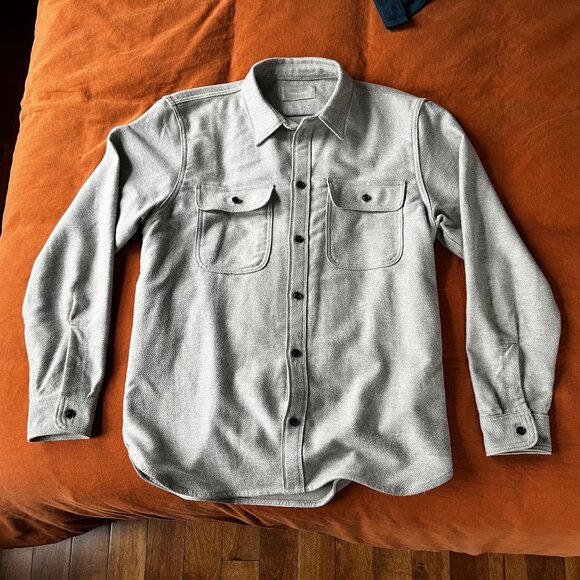 Everlane Other - Everlane - The Heavyweight Overshirt in Heather Grey - Men's Large